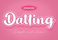 Datting Font - Featured Image