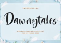 Dawnytales Font - Featured Image