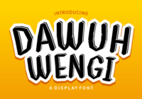 Dawuh Wengi Font - Featured Image