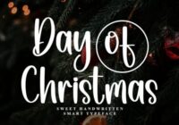 Day of Christmas Font - Featured Image