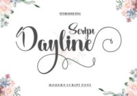 Dayline Script Font - Featured Image