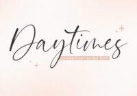 Daytimes Font - Featured Image