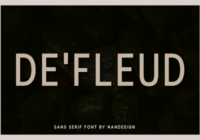 De'Fleud Font - Featured Image