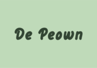 De Peown Font - Featured Image