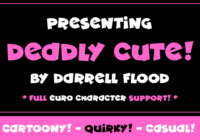 Deadly Cute Font - Featured Image