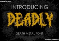 Deadly Font - Featured Image