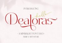 Dealoras Trio Font - Featured Image