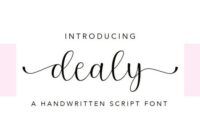 Dealy Font - Featured Image