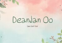 Deanjan Oo Font - Featured Image