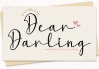 Dear Darling Font - Featured Image