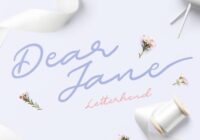 Dear Jane Script Font - Featured Image