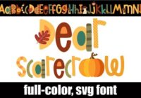 Dear Scarecrow Font - Featured Image