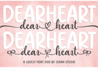 Dearheart Font - Featured Image