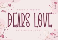 Dears Love Font - Featured Image