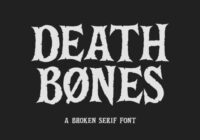 Death Bones Font - Featured Image