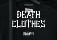 Death Clothes Font - Featured Image