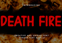 Death Fire Font - Featured Image