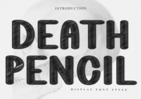 Death Pencil Font - Featured Image