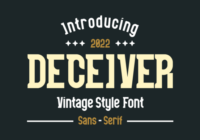 Deceiver Font - Featured Image