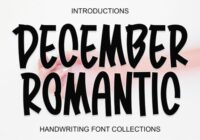 December Romantic Font - Featured Image