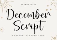 December Script Font - Featured Image