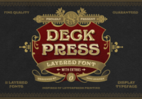 Deckpress Font - Featured Image