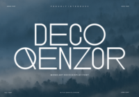 Deco Qenzor Font - Featured Image