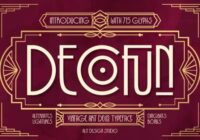 Decofun Typeface Font - Featured Image