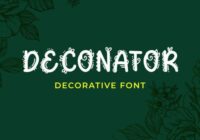 Deconator Font - Featured Image