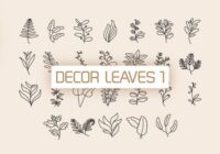 Decor Leaves Font - Featured Image