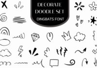 Decorate Doodle Set Font - Featured Image