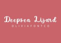 Deepsea Lizard Font - Featured Image