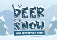 Deer Snow Font - Featured Image
