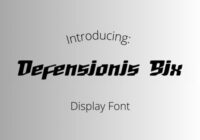 Defensionis Six Font - Featured Image