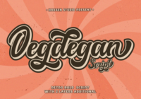 Degdegan Font - Featured Image
