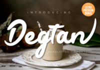 Degtan Font - Featured Image