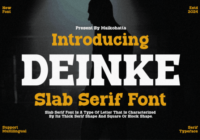 Deinke Font - Featured Image