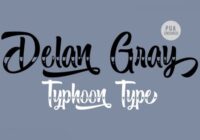 Delan Gray Font - Featured Image