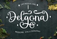 Delgona Font - Featured Image