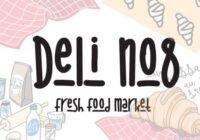 DeliNo8 Font - Featured Image