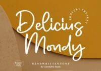 Delicius Mondy Font - Featured Image