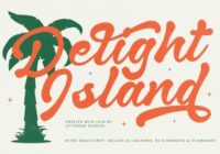 Delight Island Font - Featured Image