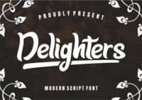 Delighters Font - Featured Image