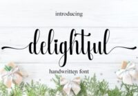 Delightful Font - Featured Image
