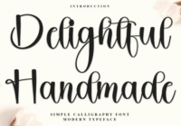 Delightful Handmade Font - Featured Image