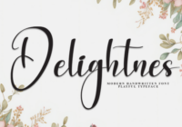 Delightnes Font - Featured Image