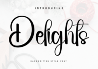 Delights Font - Featured Image