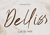 Delliss Font - Featured Image