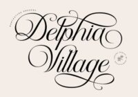 Delphia Village Font - Featured Image