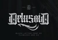 Delusoid Font - Featured Image